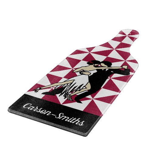 Tango Dancers Schneidebrett (Ecke)