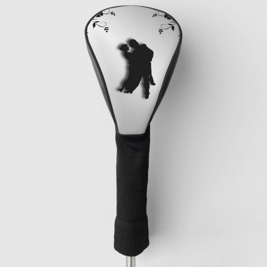 Tango Dancers Silhouette 1 Golf Headcover (Vorderseite)