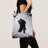 Tango Dancers Silhouette 1 Silver Tasche (Von Nahem)