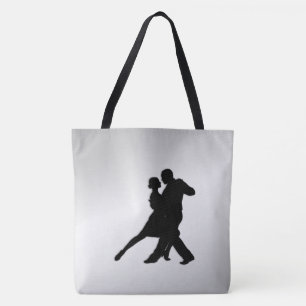 Tango Dancers Silhouette 2 Tasche