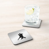 Tango Dancers Silhouette Getränkeuntersetzer (Rechte Seite)