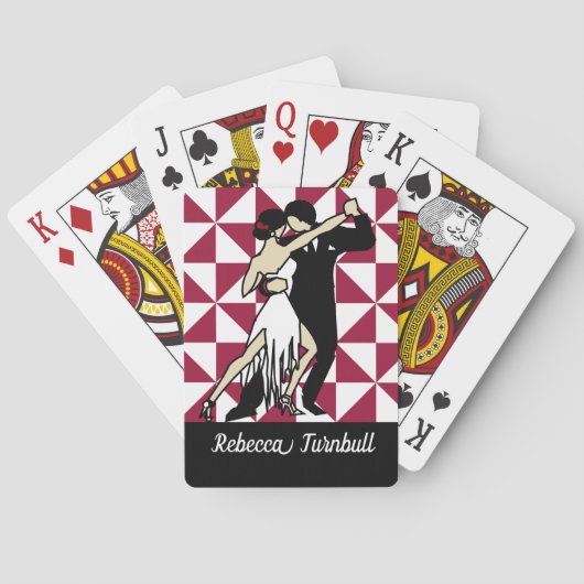 Tango Dancers Spielkarten (Rückseite)