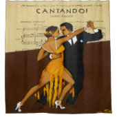 Tango Dancers Tango Concion Duschvorhang (Vorderseite)