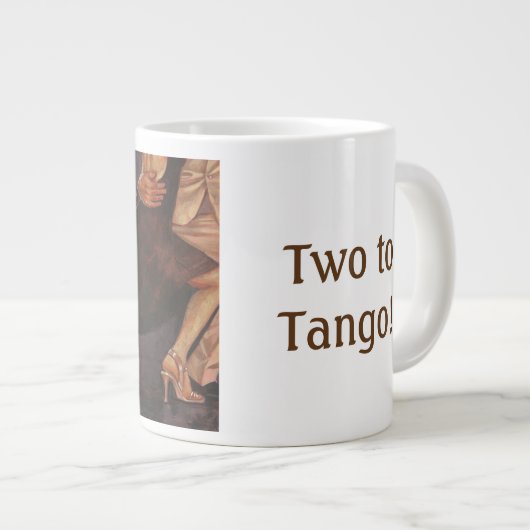 Tango Dancers Tasse (Vorderseite Rechts)