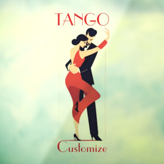 Tango Dancers Thunder_Cove Fensteraufkleber (Blatt 3)