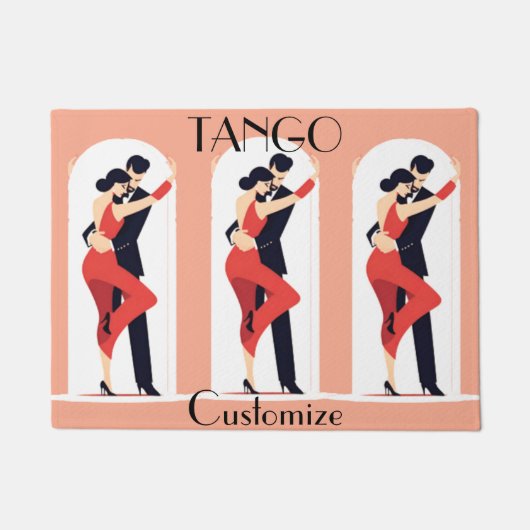 Tango Dancers Thunder_Cove Fußmatte (Vorderseite)