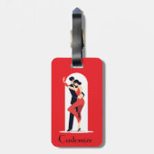 Tango Dancers Thunder_Cove Gepäckanhänger (Rückseite vertikal)