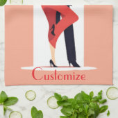 Tango Dancers Thunder_Cove Geschirrtuch (Gefaltet)