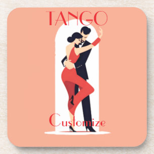 Tango Dancers Thunder_Cove Getränkeuntersetzer