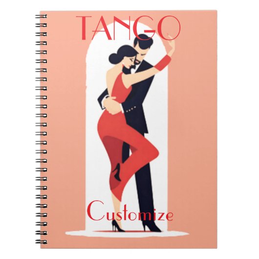 Tango Dancers Thunder_Cove Notizblock (Vorderseite)