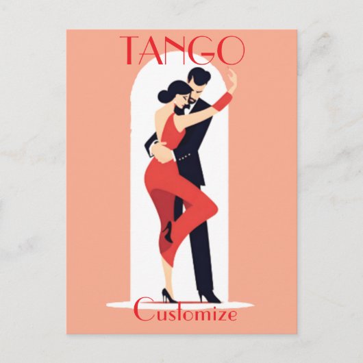 Tango Dancers Thunder_Cove Postkarte (Vorderseite)
