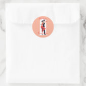 Tango Dancers Thunder_Cove Runder Aufkleber (Tasche)