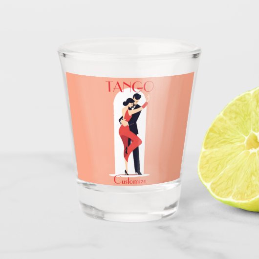 Tango Dancers Thunder_Cove Schnapsglas (Vorderseite)