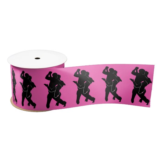 Tango DancersPink Ribbon - Farben auswählen Satinband (Spule)
