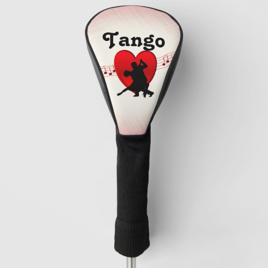 Tango Dances Design personalisieren Golf Headcover (Vorderseite)