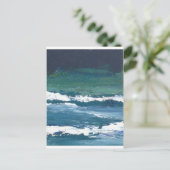 Tango des Sea Ocean Waves Beach Decor Postkarte (Stehend Vorderseite)