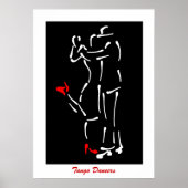 Tango! Design der Tänzer (Red Shoes) Poster (Vorne)