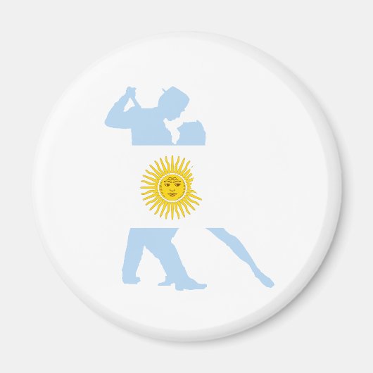 Tango Flag Magnet (Vorne)
