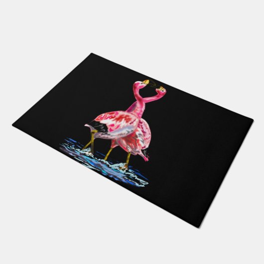 Tango Flamingo Fußmatte (Schrägansicht)