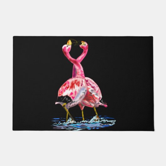 Tango Flamingo Fußmatte (Vorderseite)