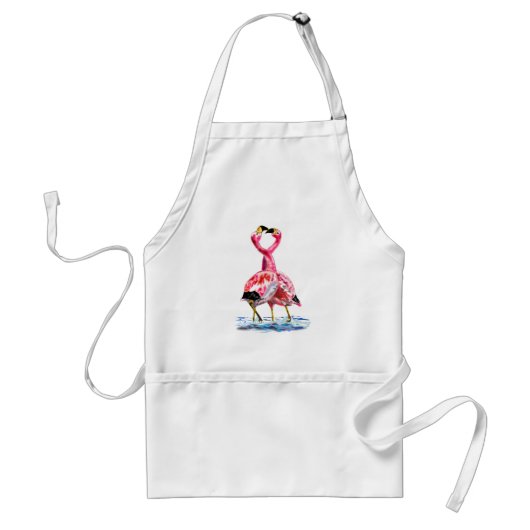 Tango Flamingo - Liebe Schürze (Vorne)