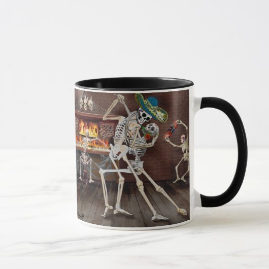 Tango Forever: Para Siempre Dia De Los Muertos Tasse (Rechts)