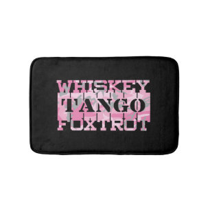Tango Foxtrot Camouflage Badematte