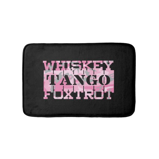Tango Foxtrot Camouflage Badematte (Vorderseite)
