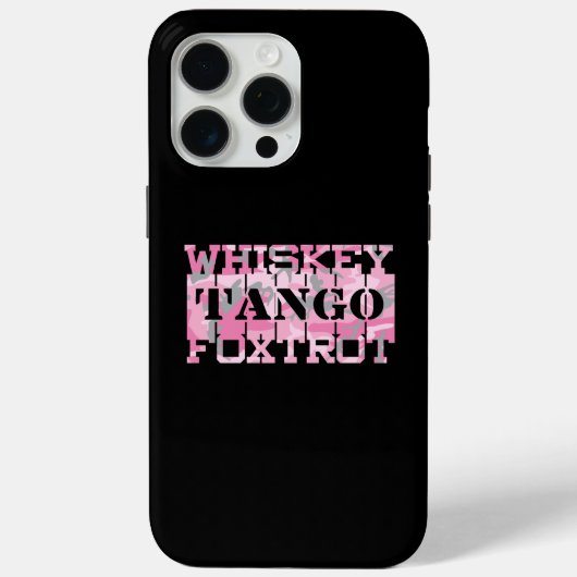 Tango Foxtrot Camouflage Case-Mate iPhone Hülle (Rückseite)