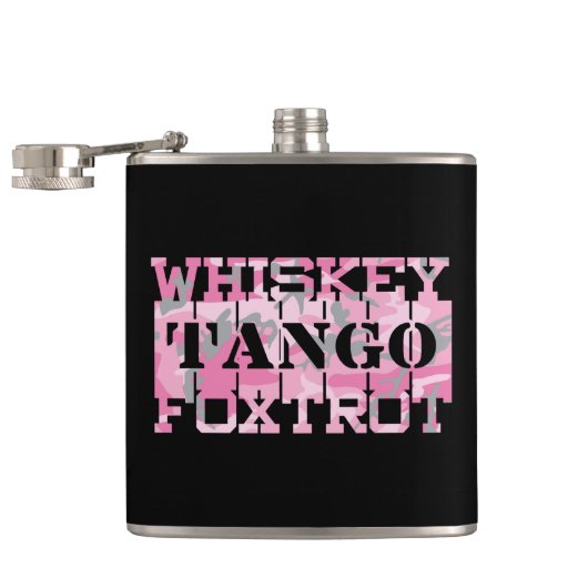 Tango Foxtrot Camouflage Flachmann (Geöffnet)