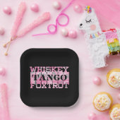 Tango Foxtrot Camouflage Pappteller (Party)
