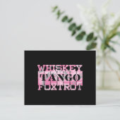 Tango Foxtrot Camouflage Postkarte (Stehend Vorderseite)