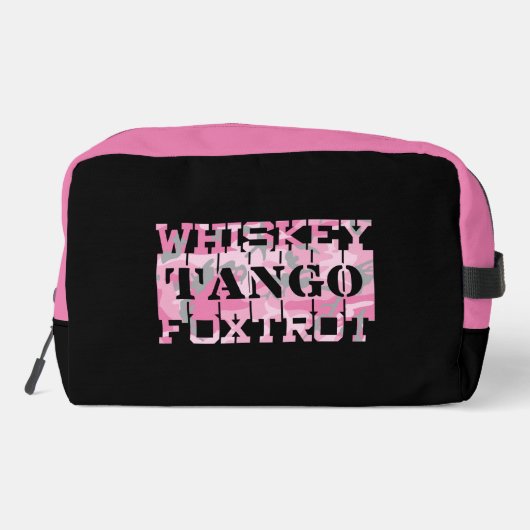 Tango Foxtrot Camouflage Waschbeutel (Rückseite)