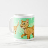 Tango-Häschen Katzen-Tasse Kaffeetasse (Vorderseite Links)
