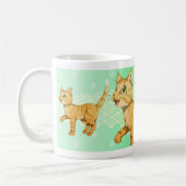 Tango-Häschen Katzen-Tasse Kaffeetasse (Links)