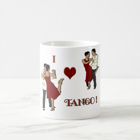 Tango Herz des Tassenklassikers I Kaffeetasse (Mittel)