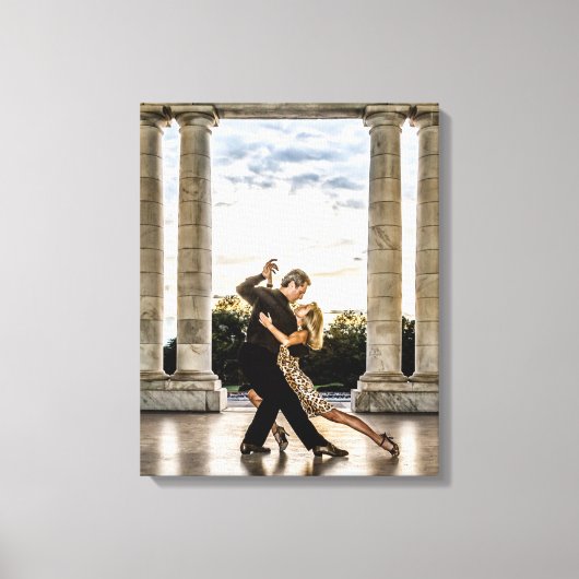 Tango im Park Leinwanddruck (Vorderseite)