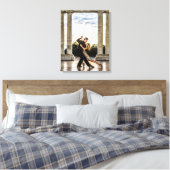 Tango im Park Leinwanddruck (Insitu (Schlafzimmer))