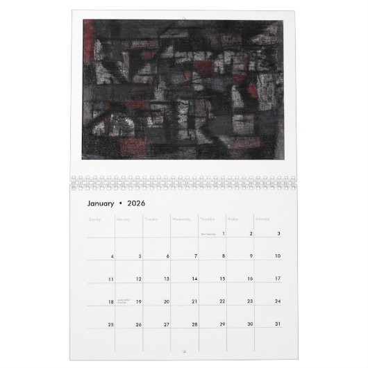 Tango im Regen Kalender (Jan 2026)