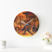 Tango in Buenos Aires Große Wanduhr (Zuhause)