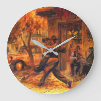 Tango in Buenos Aires Große Wanduhr
