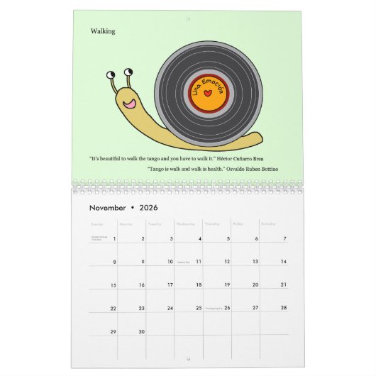 Tango is a Feeling Kalender (Nov 2026)