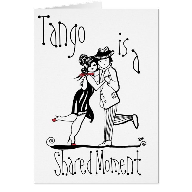 Tango ist ein geteilter Moment (Vorne)