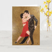Tango Karte (Gelbe Blume)