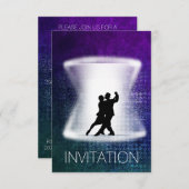 Tango Latin Dance Moderne Vip Einladung (Vorne/Hinten)
