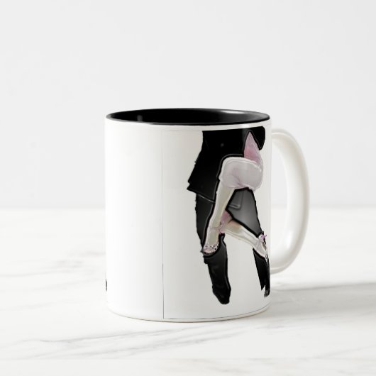 Tango legs zweifarbige tasse (VorderseiteRechts)