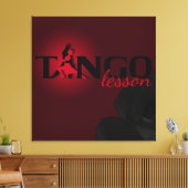 Tango Lesson - Wrapped Canvas Leinwanddruck (Insitu (Wohnzimmer))