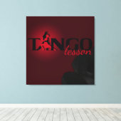 Tango Lesson - Wrapped Canvas Leinwanddruck (Insitu (Holzboden))