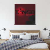 Tango Lesson - Wrapped Canvas Leinwanddruck (Insitu (Schlafzimmer))