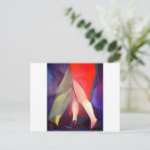 Tango-Liebe Postkarte (Stehend Vorderseite)